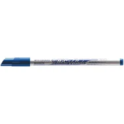 BIC® Marqueur Pour Tableau Blanc Velleda® 1721, Encre Liquide, Pointe Ogive Fine, Largeur De Trait De 1,5, Encre Bleue - Boîte De 24