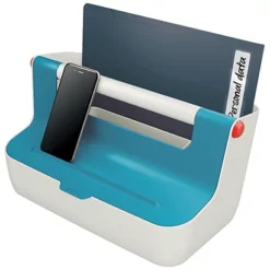 Boite De Rangement Portable Leitz Cosy Coloris Gris/bleu