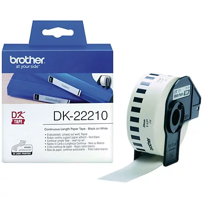 Brother Ruban Continu DK22205 Pour Imprimante QL - Support Papier Adhésif 62mmx30m - Noir Sur Blanc 2 Brother Ruban Continu DK22205 Pour Imprimante QL - Support Papier Adhésif 62mmx30m - Noir Sur Blanc – Image 2