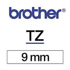 Brother Ruban Titreuse BROTHER - TZe - écriture Noir / Fond Blanc - 9 Mm X 8 M - Modèle TZe-N221