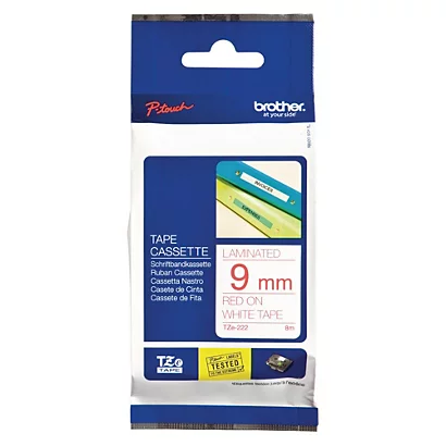 Brother Ruban Titreuse BROTHER - TZe - écriture Noir / Fond Rouge - 18 Mm X 8 M - ModèleTZe-441 4 Brother Ruban Titreuse BROTHER - TZe - écriture Noir / Fond Rouge - 18 Mm X 8 M - ModèleTZe-441 – Image 4