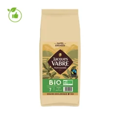 Café En Grains Biologique Jacques Vabre BIO 1 Kg