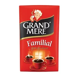 Café Moulu Grand Mère Familial, 100% Robusta, 4 X 250 G