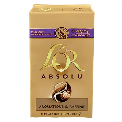 Café Moulu L'Or Absolu, 100% Arabica, 2 X 250 G 2 Café Moulu L'Or Absolu, 100% Arabica, 2 X 250 G – Image 2