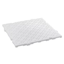 Caillebotis Plastique Blanc Gilac 50 X 50 Cm