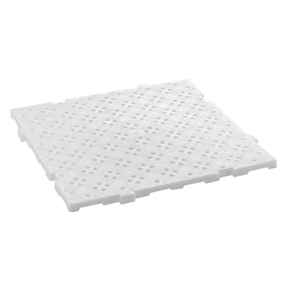 Caillebotis Plastique Blanc Gilac 50 X 50 Cm 1 Caillebotis Plastique Blanc Gilac 50 X 50 Cm
