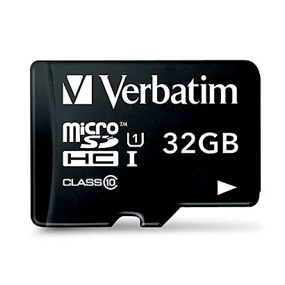Carte Mémoire Flash Micro SD 32 Go Avec Adaptateur, Class 10, SDHC, Verbatim 2 Carte Mémoire Flash Micro SD 32 Go Avec Adaptateur, Class 10, SDHC, Verbatim – Image 2