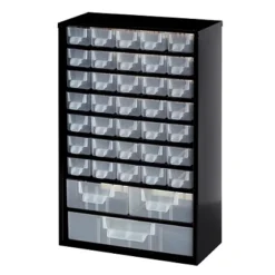 Casier De Rangement Métallique 38 Tiroirs -Fournitures Bureau Boutique casier rangement tallique 38 tiroirs 641900 2