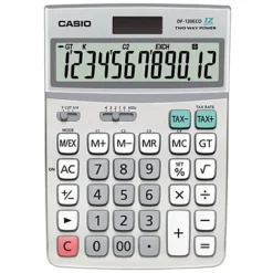 Casio Calculatrice De Bureau DF-120ECO - 12 Chiffres