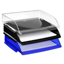 Cep Bac à Courrier Ultra-large GreenSpirit , 260 X 351 X 69 Mm, Polystyrène, Noir - Lot De 10 -Fournitures Bureau Boutique cep bac courrier ultra large greenspirit 260 x 351 x 69 mm polystyr noir lot 10 8771200 4