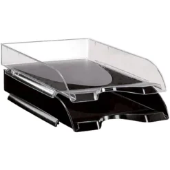 Cep Bac à Courrier Wide Entry 26 X 35,1 X 6,9 Cm Polystyrène Cristal - Lot De 10 -Fournitures Bureau Boutique cep bac courrier wide entry 26 x 35 1 x 6 9 cm polystyr cristal lot 10 7813100 2