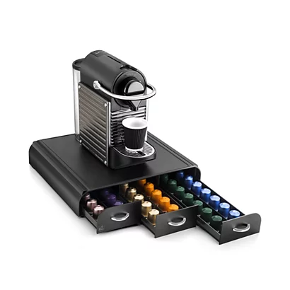 Cep Porte-capsules Take A Break, 3 Tiroirs, Polystyrène, Noir 2 Cep Porte-capsules Take A Break, 3 Tiroirs, Polystyrène, Noir – Image 2