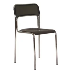 Chaise De Réunion & Visiteur Ascona Polypropylène - Noir - Lot De 4