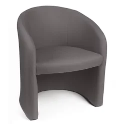 Chauffeuse D'accueil MAJIC 2 Tissu Non Feu M1 - Gris