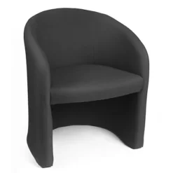 Chauffeuse D'accueil MAJIC 2 Tissu Non Feu M1 - Noir