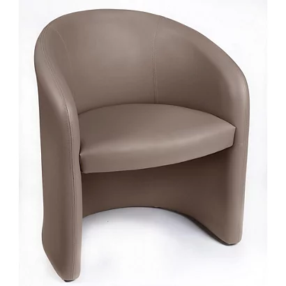 Chauffeuse D'accueil MAJIC 2 Vinyle Non Feu M1 - Taupe 1 Chauffeuse D'accueil MAJIC 2 Vinyle Non Feu M1 - Taupe