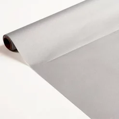Chemin De Table Non Tissé En Rouleau De 0,40 X 10 M, Coloris Argent Métallisé