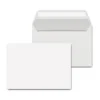 Clair Alfa Enveloppe Extra Blanche C6 114 X 162 Mm 80g Sans Fenêtre Bande Auto-adhésive - Boîte De 500