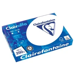 Clairefontaine Papier A4 Blanc 250g Clairalfa - Ramette De 125 Feuilles