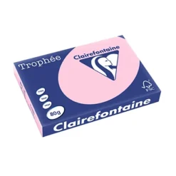Clairefontaine Papier Couleur Trophée Multi-usage A3 Rose 80 G/m²