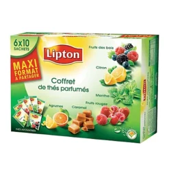 Coffret De Thés Lipton, Assortiment De 60 Sachets