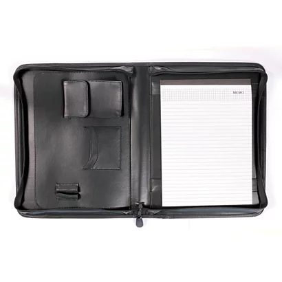 Conférencier Avec Bloc A4 Sign Coloris Noir 2 Conférencier Avec Bloc A4 Sign Coloris Noir – Image 2