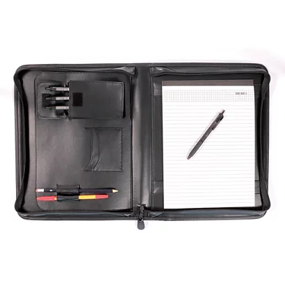 Conférencier Avec Bloc A4 Sign Coloris Noir 3 Conférencier Avec Bloc A4 Sign Coloris Noir – Image 3