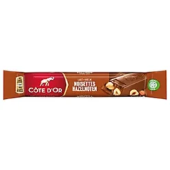 COTE D OR Barre De Chocolat Au Lait Avec Noisettes Entières - 45 G - 32 Paquets X 45 Grammes