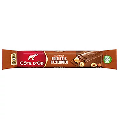 COTE D OR Barre De Chocolat Au Lait Avec Noisettes Entières - 45 G - 32 Paquets X 45 Grammes 1 COTE D OR Barre De Chocolat Au Lait Avec Noisettes Entières - 45 G - 32 Paquets X 45 Grammes