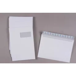 La Couronne Enveloppe Extra-blanche Premium DL 110 X 220 Mm 90g Avec Fenêtre 35 X 100mm Fermeture Bande Auto-adhésive - Boîte De 500 -Fournitures Bureau Boutique couronne enveloppe extra blanche premium dl 110 x 220 mm 90g fen tre 35 x 100mm fermeture bande auto adh sive bo 500 9293700 2