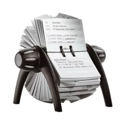 Durable Fichiers Telindex Flip Rotatif Pour Fiches Contact