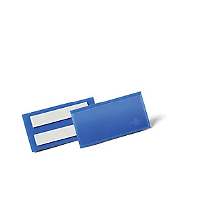Durable Pochettes Logistiques Adhésives - 100 X 38 Mm- Bleu - Lot De 50 1 Durable Pochettes Logistiques Adhésives - 100 X 38 Mm- Bleu - Lot De 50