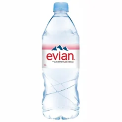 Eau Plate Evian, En Bouteille, Lot De 12 X 1 L