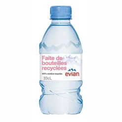 Eau Plate Evian, En Bouteille, Lot De 24 X 33 Cl