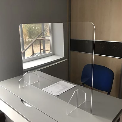 Ecran Plexiglas Pour Comptoir Ou Bureau Modèle Sans Passe 3 Ecran Plexiglas Pour Comptoir Ou Bureau Modèle Sans Passe – Image 3