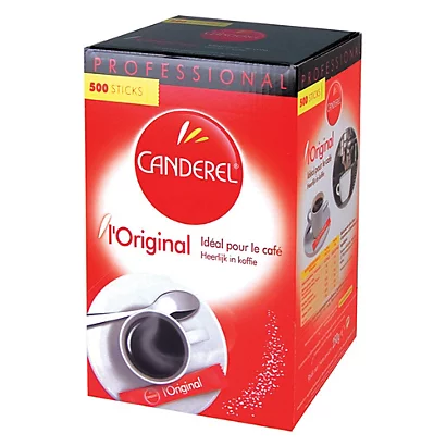Edulcorant En Poudre Canderel, Boîte Distributrice De 500 Sticks 1 Edulcorant En Poudre Canderel, Boîte Distributrice De 500 Sticks