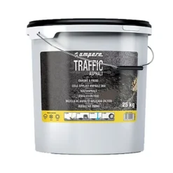 Enrobé à Froid Ampere Traffic Asphalt Noir, Seau 25 Kg