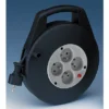 Enrouleur De Câble électrique 10m, 4 Prises, H05VV-F 3G 1,5 Mm² Brennenstuhl