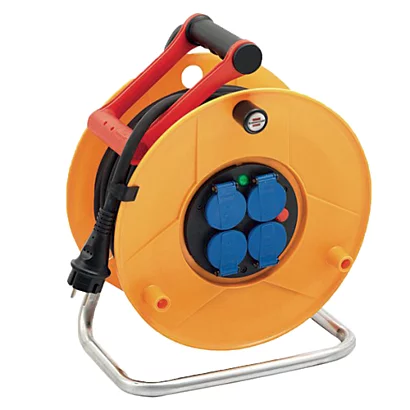 Enrouleur De Câble Professionnel Pour Milieu Humide 25 M, 4 Prises, IP44 25m H07RN-F 3G 1,5 Mm² Brennenstuhl 1 Enrouleur De Câble Professionnel Pour Milieu Humide 25 M, 4 Prises, IP44 25m H07RN-F 3G 1,5 Mm² Brennenstuhl