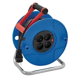 Enrouleur électrique Standard S Brennenstuhl, 4 Prises, Câble 30m H05VV-F 3G1,5