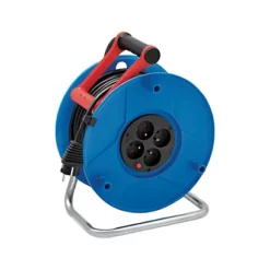 Enrouleur électrique Standard S Brennenstuhl, 4 Prises, Câble 50m H05VV-F 3G1,