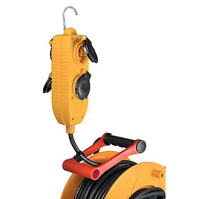 Enrouleur électrique Standard BT Pro Brennenstuhl, Powerblock 4 Prises, Protection IP44, Câble 40m H07RN-F 3G2,5 2 Enrouleur électrique Standard BT Pro Brennenstuhl, Powerblock 4 Prises, Protection IP44, Câble 40m H07RN-F 3G2,5 – Image 2