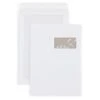 Enveloppe Blanche C4 229 X 324 Mm 120g Dos Kraft Avec Fenêtre 50 X 100 Mm Fermeture Auto-adhésive - Boîte De 100