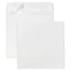 Enveloppe Carrée Blanche Papier Vélin 235 X 235 Mm 120g Sans Fenêtre Fermeture Auto-adhésive - Boîte De 250