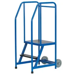 Escabeaux Roulants Acier Passe-partout 2 Marches