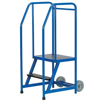 Escabeaux Roulants Acier Passe-partout 2 Marches 1 Escabeaux Roulants Acier Passe-partout 2 Marches