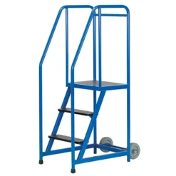 Escabeaux Roulants Acier Passe-partout 3 Marches