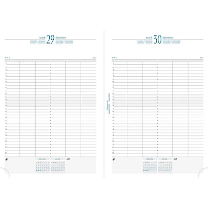 Exacompta Agenda Journalier JOURNAL 29/1 - 21 X 29,7 Cm - Noir - 2024 2 Exacompta Agenda Journalier JOURNAL 29/1 - 21 X 29,7 Cm - Noir - 2024 – Image 2