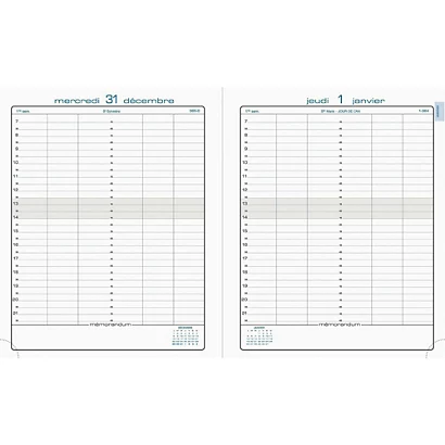 Exacompta Agenda LA JOURNEE PLANIFIEE 22 - 18 X 22 Cm - Noir - 2024 1 Exacompta Agenda LA JOURNEE PLANIFIEE 22 - 18 X 22 Cm - Noir - 2024