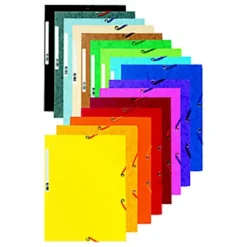 Exacompta Chemise Nature Future En Carton A4 - 250 Feuilles - Coloris Assortis - Lot De 50